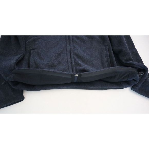 Polo Ralph Lauren Men's Sz L Navy Heather L/S Full Zip Fleece Jacket $168 - Picture 9 of 12